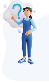 FAQ section decorative shape