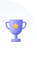 trophy shape representing success