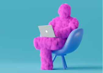 marketer analyzing website analytics dashboard