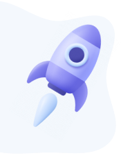 rocket illustration representing growth