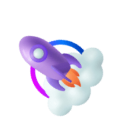 rocket icon for testimonial section